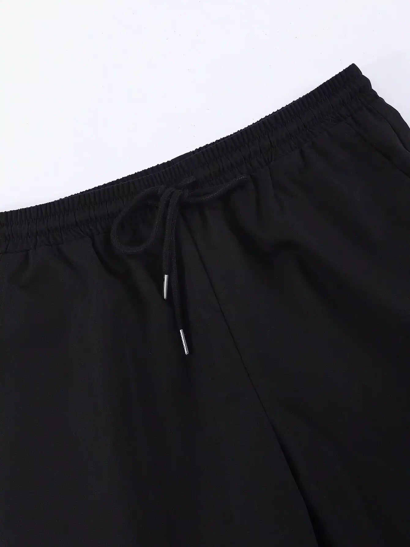 Black Solid Design Mens Half Sleeves Cords Cotton Material - XPCRDH