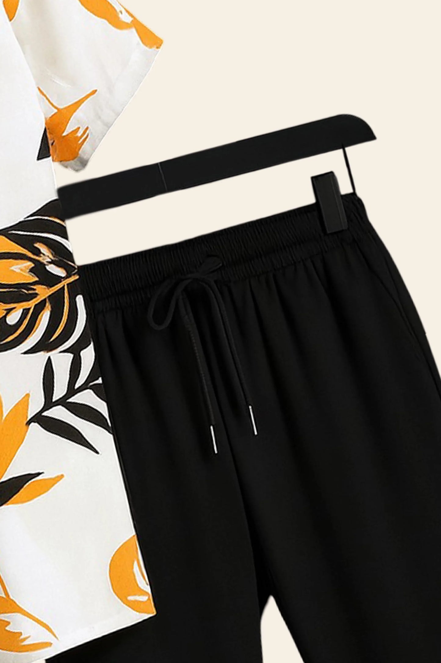 Yellow Leaf Men's Casual Half Sleeve Shirt and Full Pant Set - XPCRDF