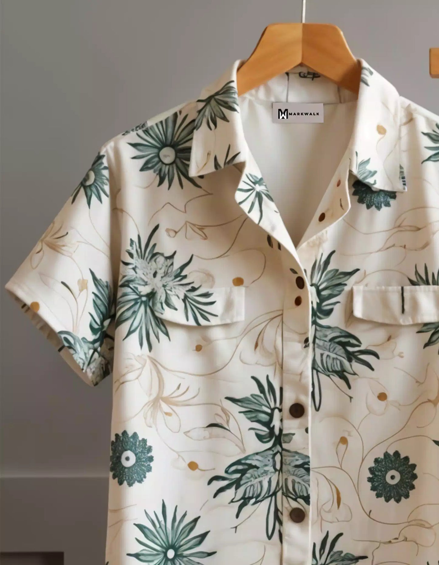 Brown Mandala Mens Full Set Trouser and Shirt Half Sleeves - XPCRDF