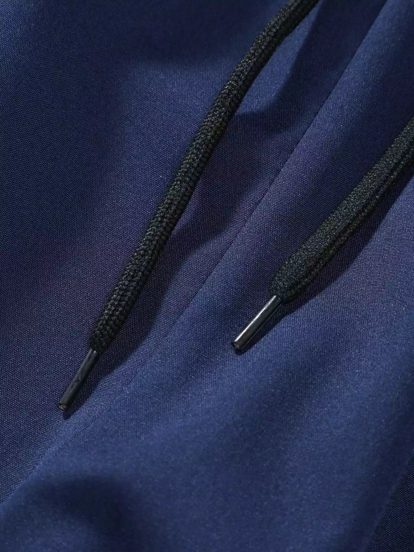 Navy Blue Strip Design Mens Half Sleeves Cords Cotton Material - XPCRDH