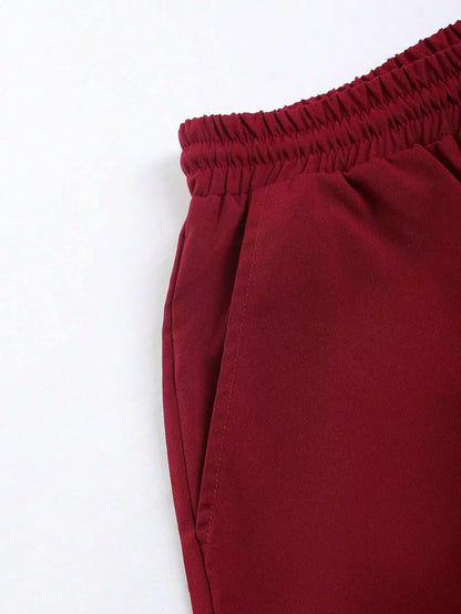 White Rose Design Mens Half Sleeves Cords Cotton Material - XPCRDH